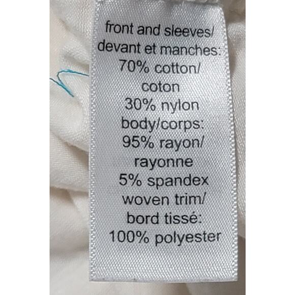 Maurices Cream Beige Lace Overlay Top 2 20 22 Lightweight Flowy Soft Stretchy - Picture 4 of 7